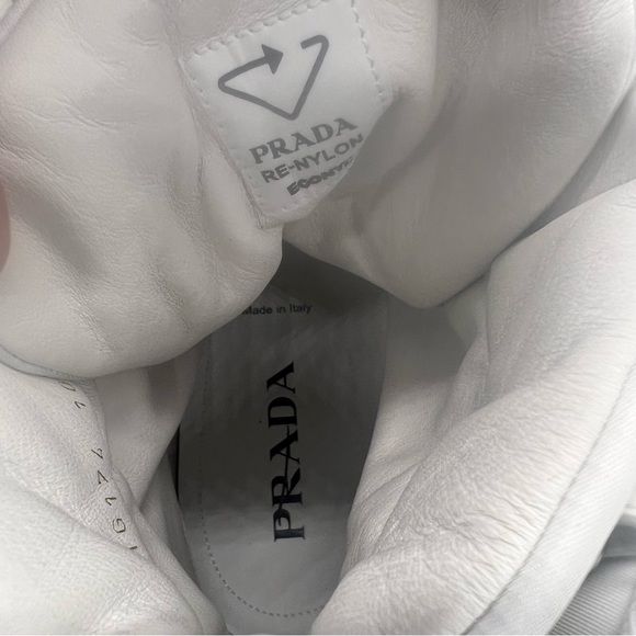 Prada High Top Sneakers With Pouch - Picture 8 of 9